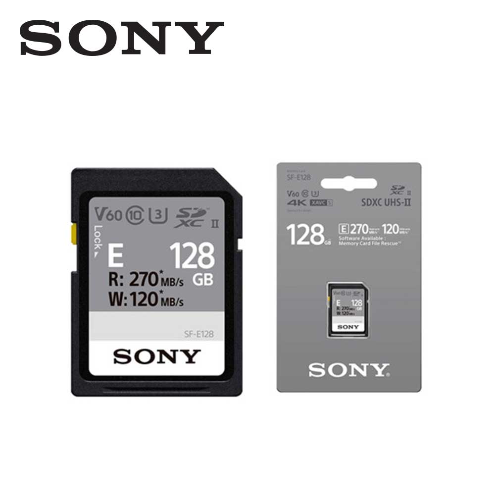[소니정품판매처] 소니 SF-E128 UHS-II U3 Class10 128GB SD 메모리 / 새상품