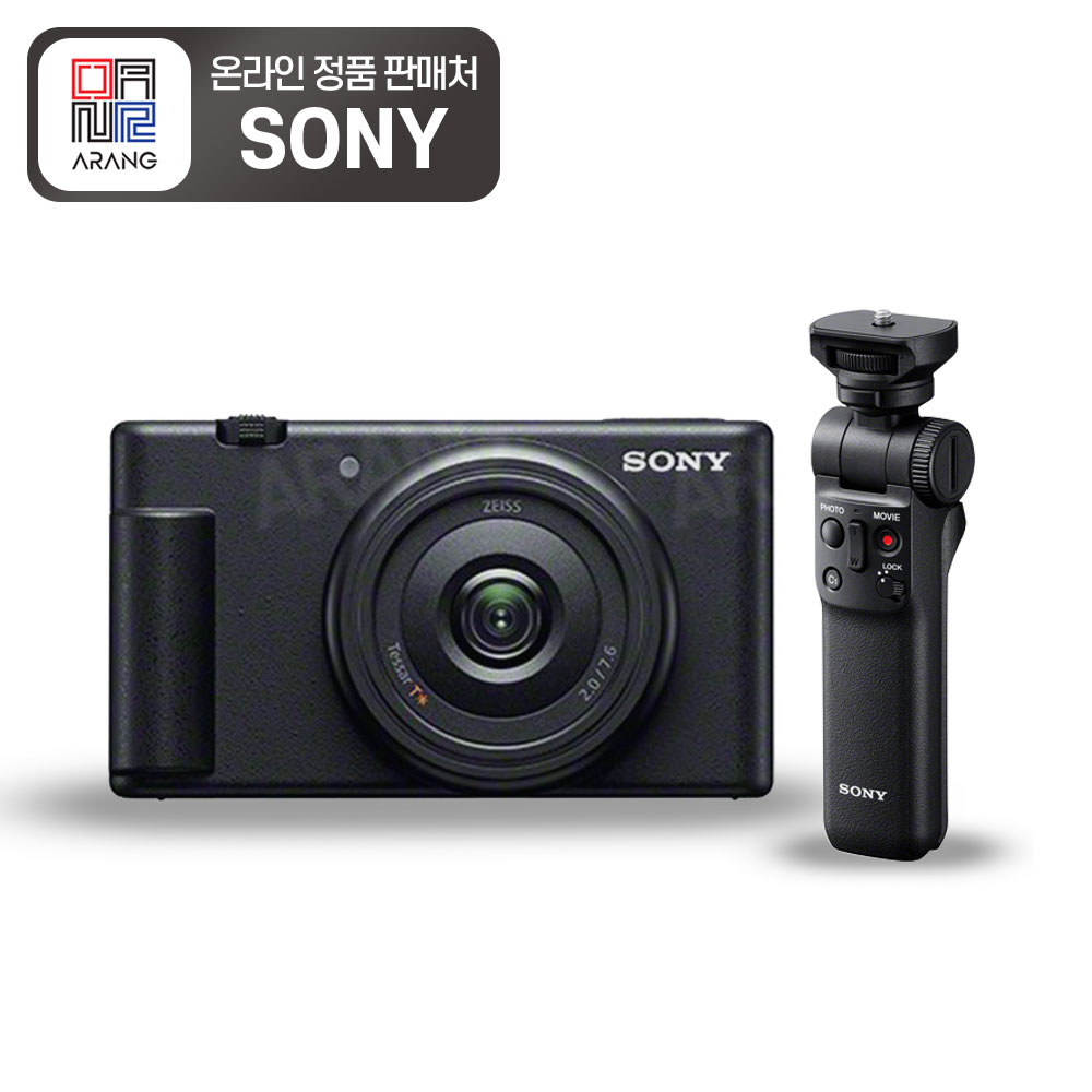 [소니정품판매처] 소니 ZV-1F 카메라 (블랙) + GP-VPT2BT 그립 (블랙) 패키지 / 새상품