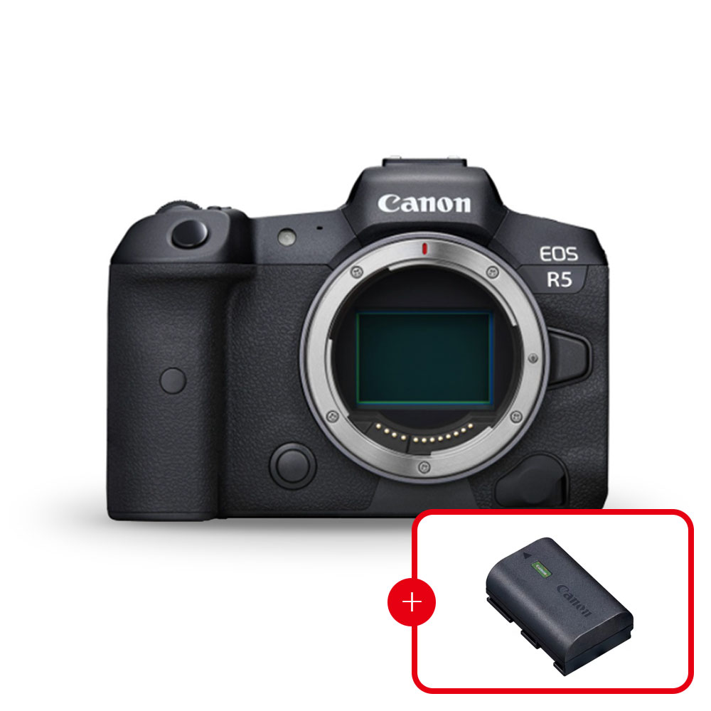 [캐논정품판매처] 캐논 EOS R5 미러리스 카메라+LP-E6NH 배터리+가이드북