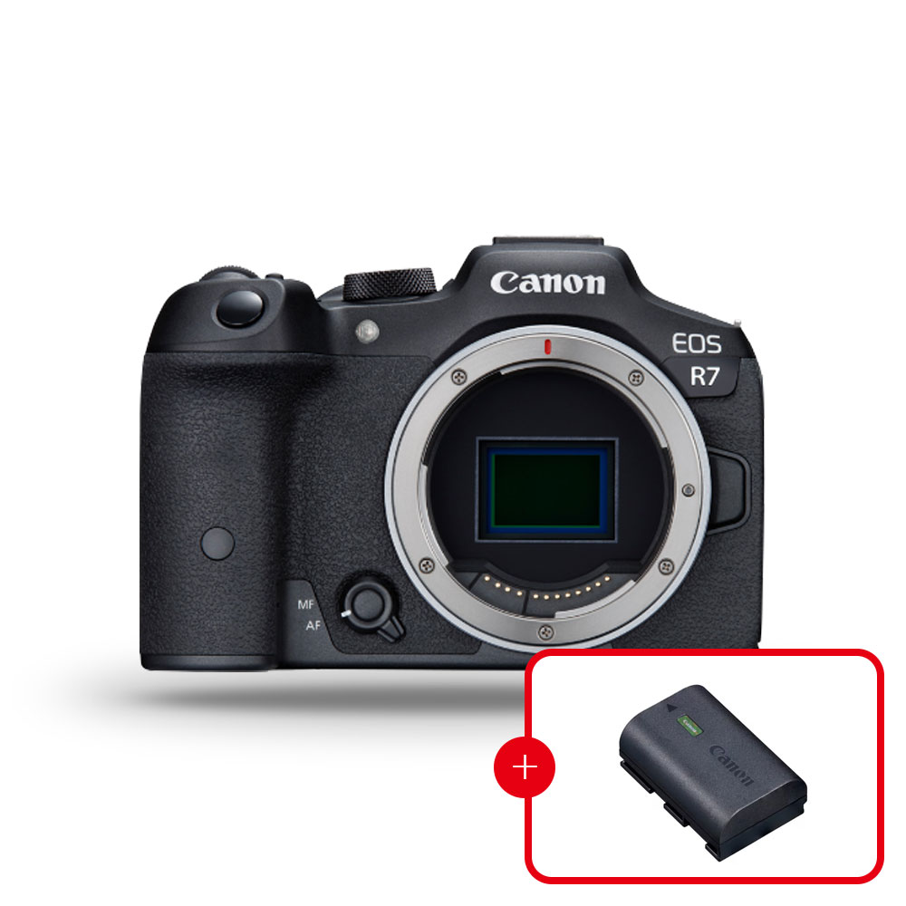 [캐논정품판매처] 캐논 EOS R7 BODY 미러리스 카메라+LP-E6NH 배터리